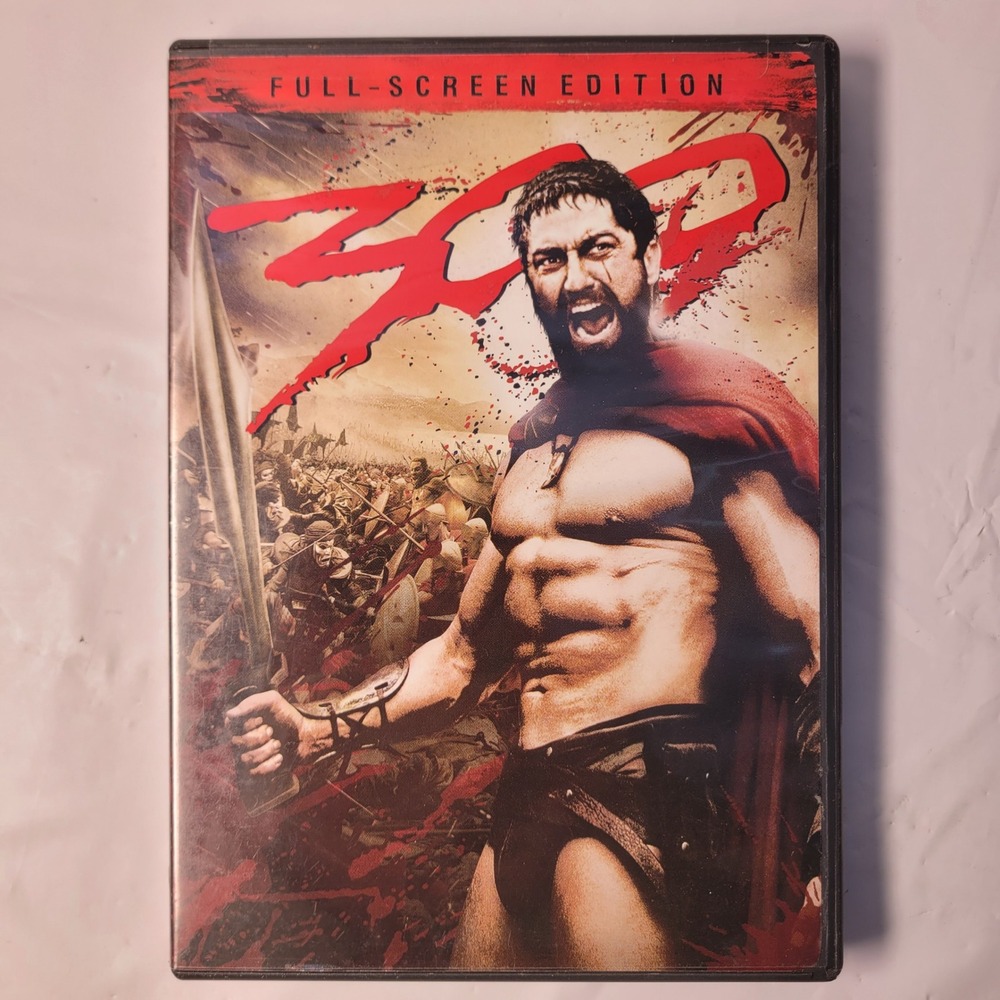 Warner Bros 300 DVD Movie Full-Screen Edition Action Spartan Gerard Butler